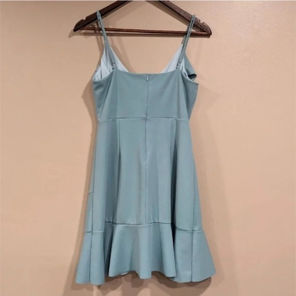 Altar'd State Ruffle Mini Dress Womens M Green Party Cocktail Formal Fairy - Picture 2 of 12
